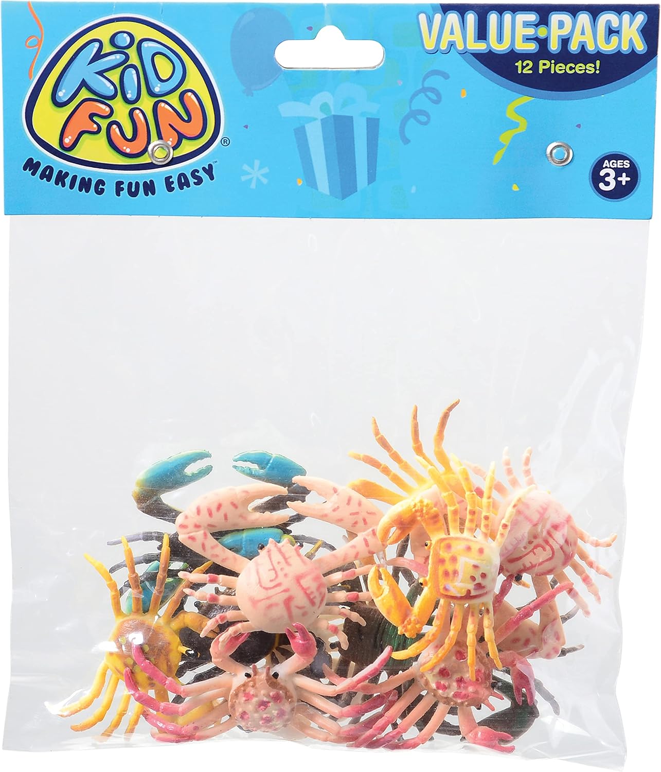 US Toy Plastic Toy Crabs Action Figure (1 Dozen)