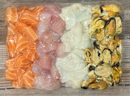 Keto Seafood Box – Low-Carb Salmon, Shrimp & Mussels