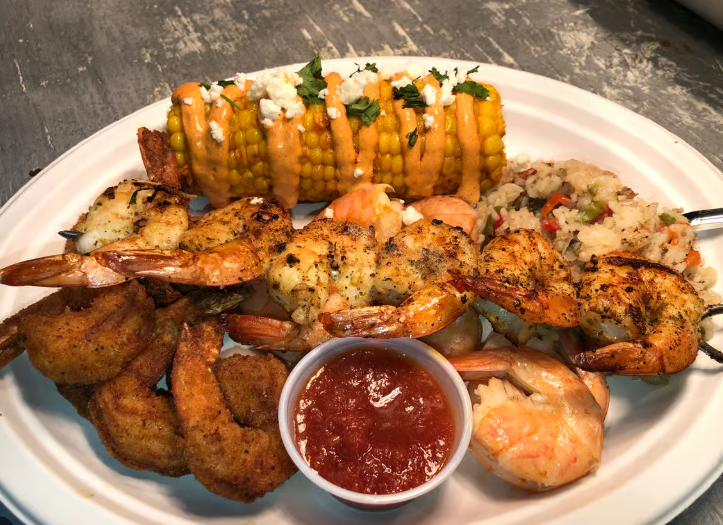 Shrimp Lovers Box – Jumbo, White & Cooked Shrimp Trio