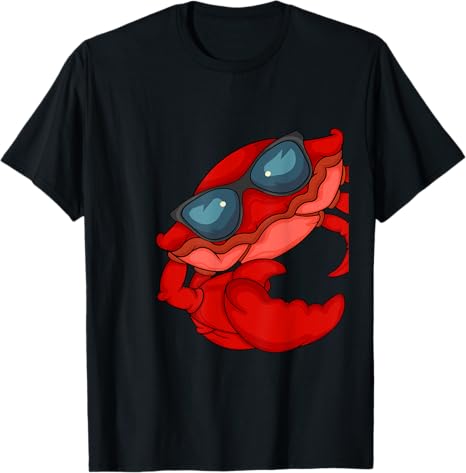 Crab Lover Kids Cute Crabs Underwater Ocean Crab T-Shirt